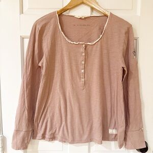 2 Odd Molly Embroidered Long Sleeve Tops Bundle Size L